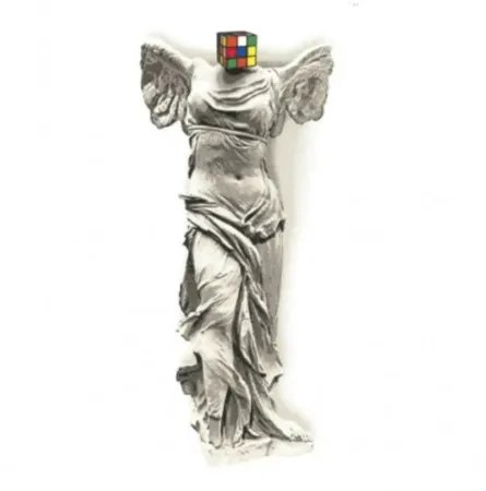 シルクスクリーン Mr Brainwash - Rubik's Victory