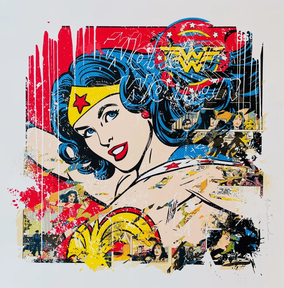シルクスクリーン Mr Brainwash - Shero