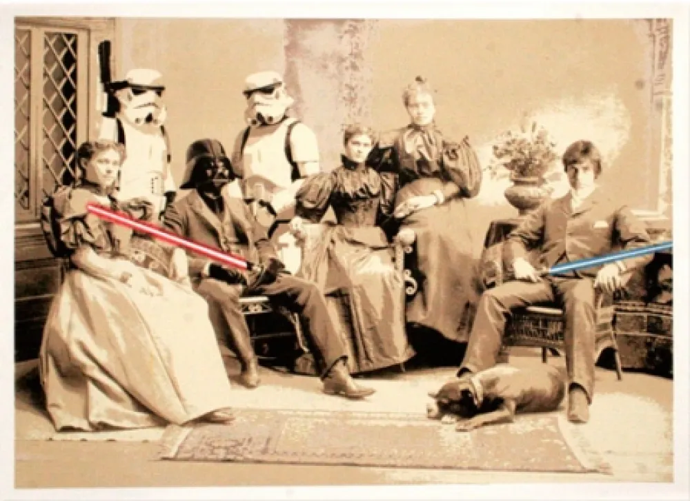 リトグラフ Mr. Brainwash - Star Wars Reunion