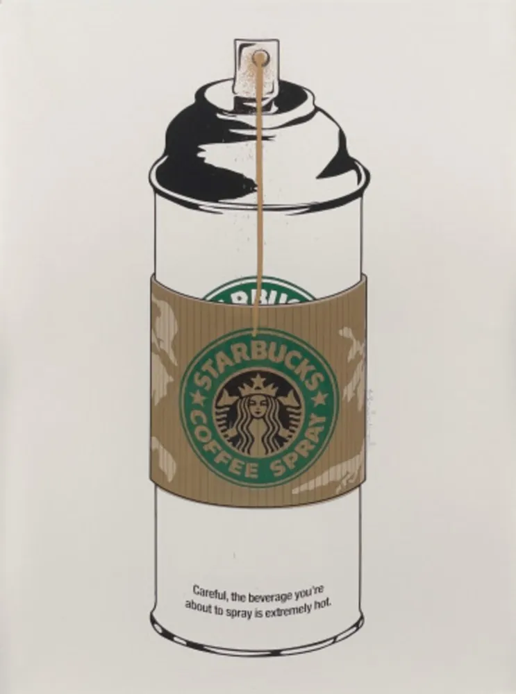 多数の Mr Brainwash - Starbucks Coffee Spray