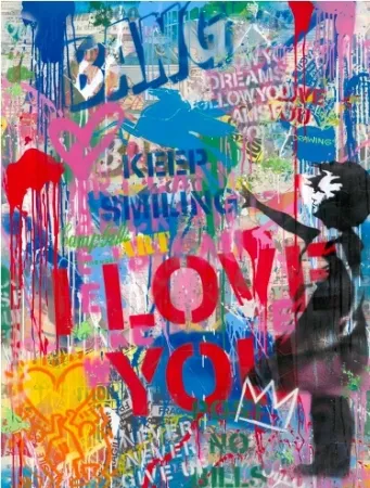 シルクスクリーン Mr Brainwash - Street Wall, 2020 