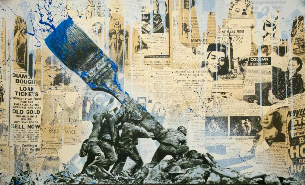 シルクスクリーン Mr Brainwash - Untitled