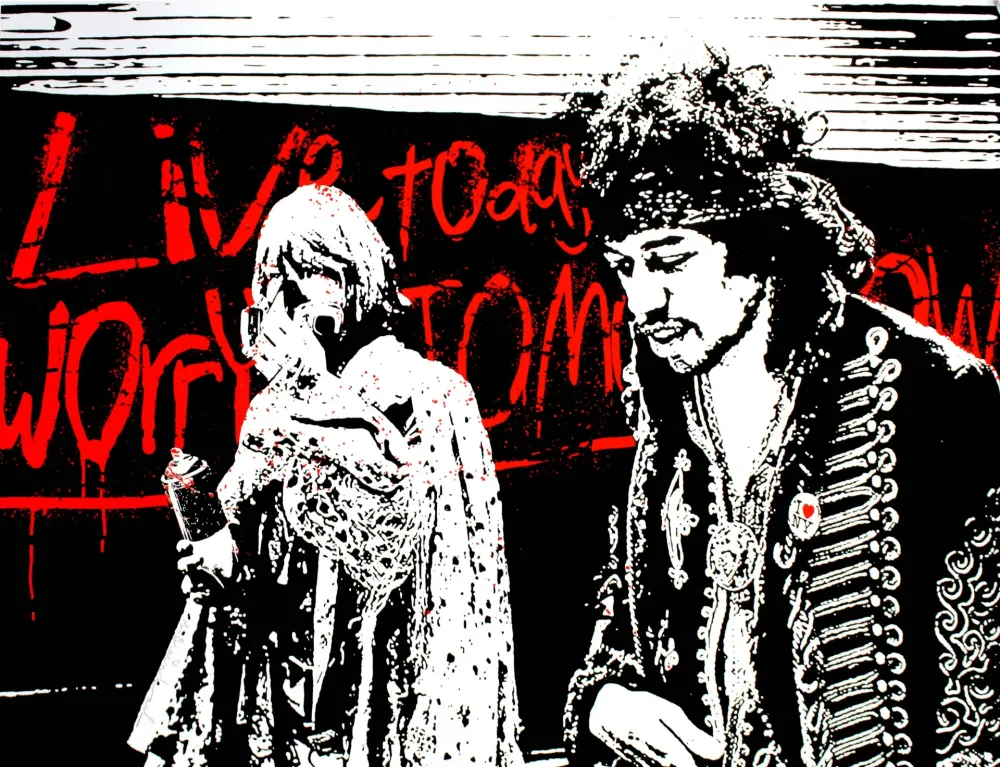 多数の Mr Brainwash - We are all in this Together (Blue)