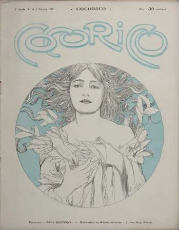 リトグラフ Mucha - Cocorico, 1899