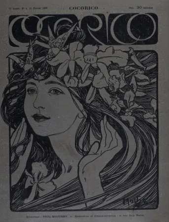 リトグラフ Mucha - Cocorico, 1899