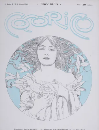 リトグラフ Mucha - Cocorico, 1899