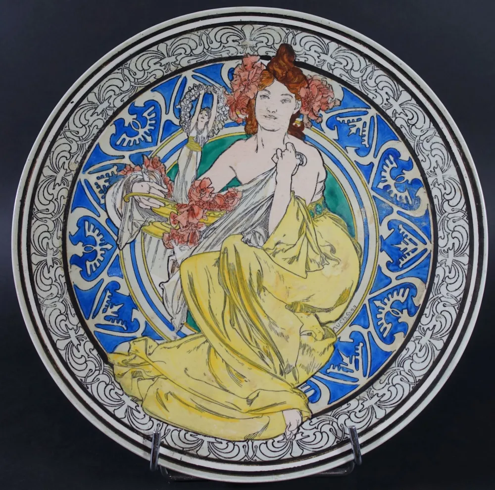 セラミック Mucha - L' Automne 