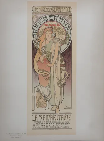 リトグラフ Mucha - La Samaritaine (Sarah Bernhardt), Les Maitres de L’Affiche, 1899