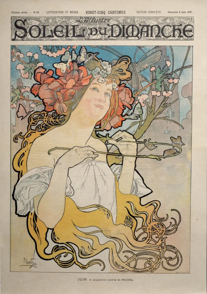 リトグラフ Mucha - Soleil du dimanche, 1897