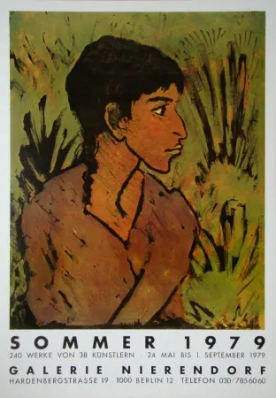 掲示 Mueller - Portrait einer Zigeunerin