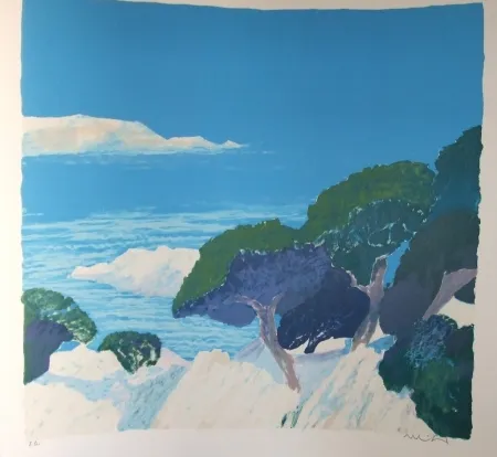 リトグラフ Muhl - Les iles de Lerens.