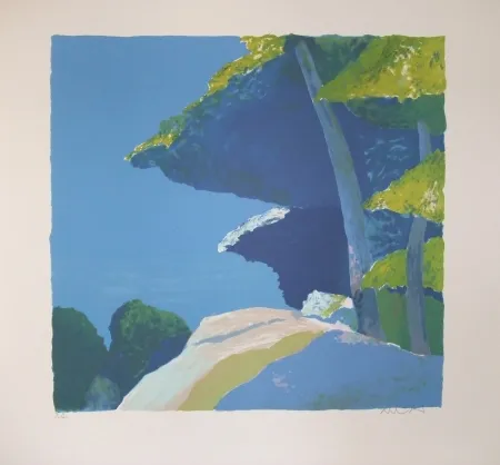 リトグラフ Muhl - Les  pins.