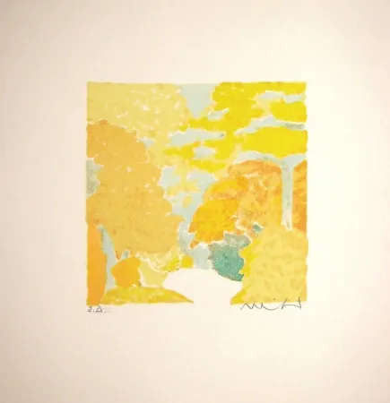 リトグラフ Muhl - Untitled