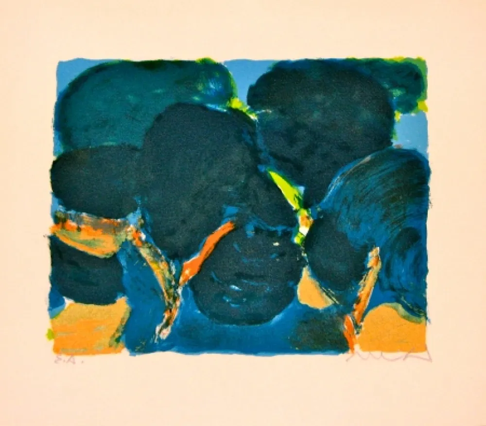 リトグラフ Muhl - Untitled