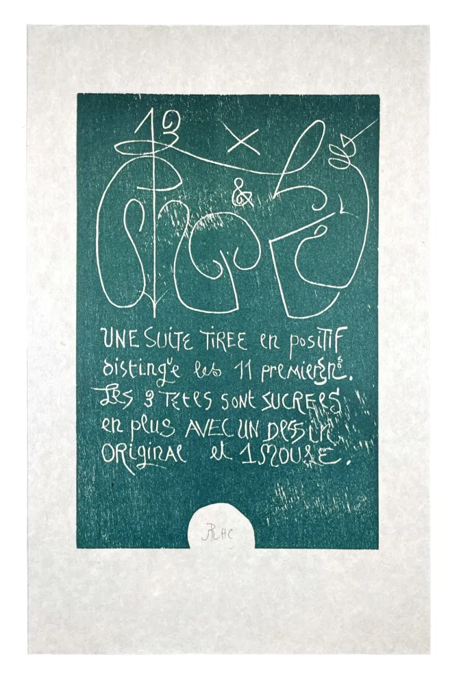 木版 Müller - 13 FOIS ELLE ET MOI - COLOPHON I