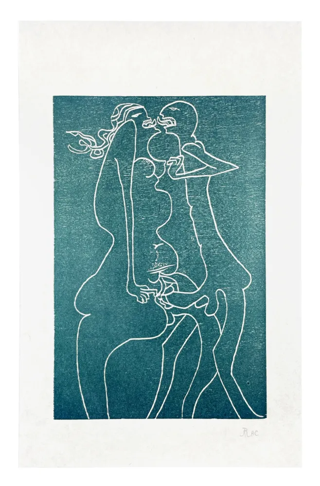 木版 Müller - 13 FOIS ELLE ET MOI - FLAMMES