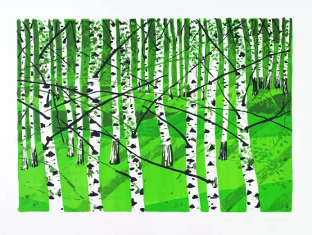 リトグラフ Muller - Birkenwa?ldchen