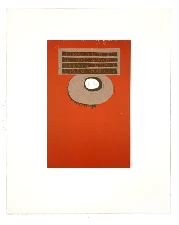 木版 Müller - LIGNES MALIGNES - COLOPHON