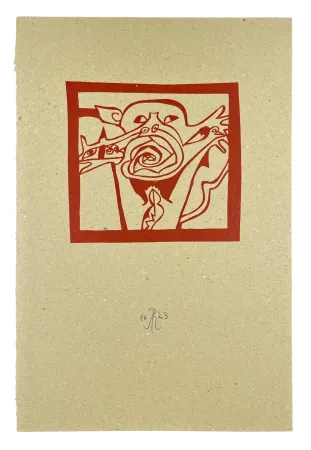 木版 Müller - MASQUE III