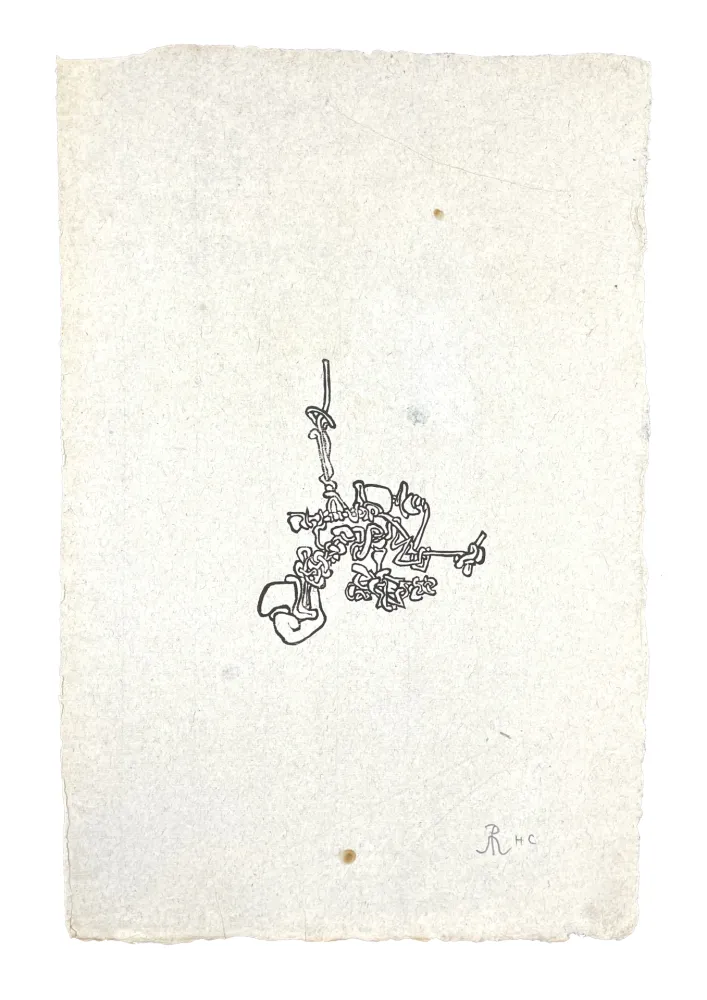 木版 Müller - PETIT NOEUD (ESQUISSE XVI)