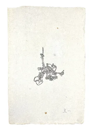 木版 Müller - PETIT NOEUD (ESQUISSE XVI)