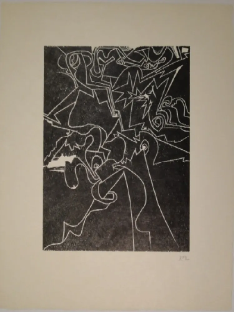 木版 Müller - Sans titre (Saint-Gall)