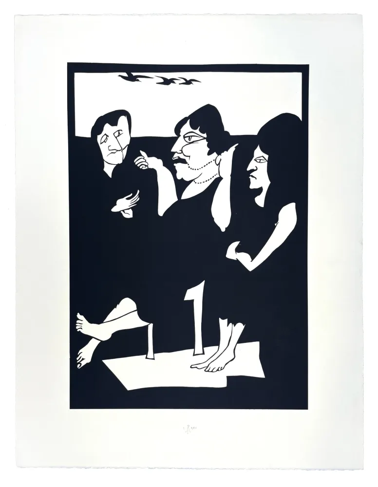 木版 Müller - TROIS GRÂCES