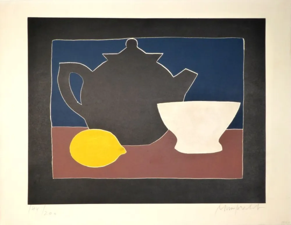 アクチアント Mumprecht - Théière, bol et citron