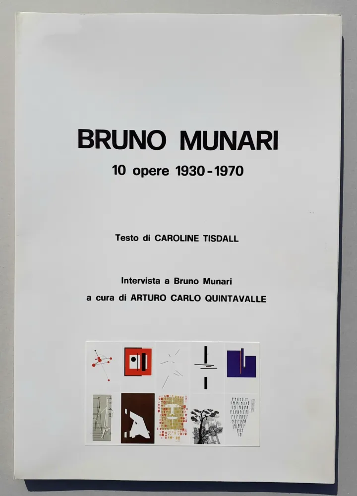 シルクスクリーン Munari - 10 opere 1930-70