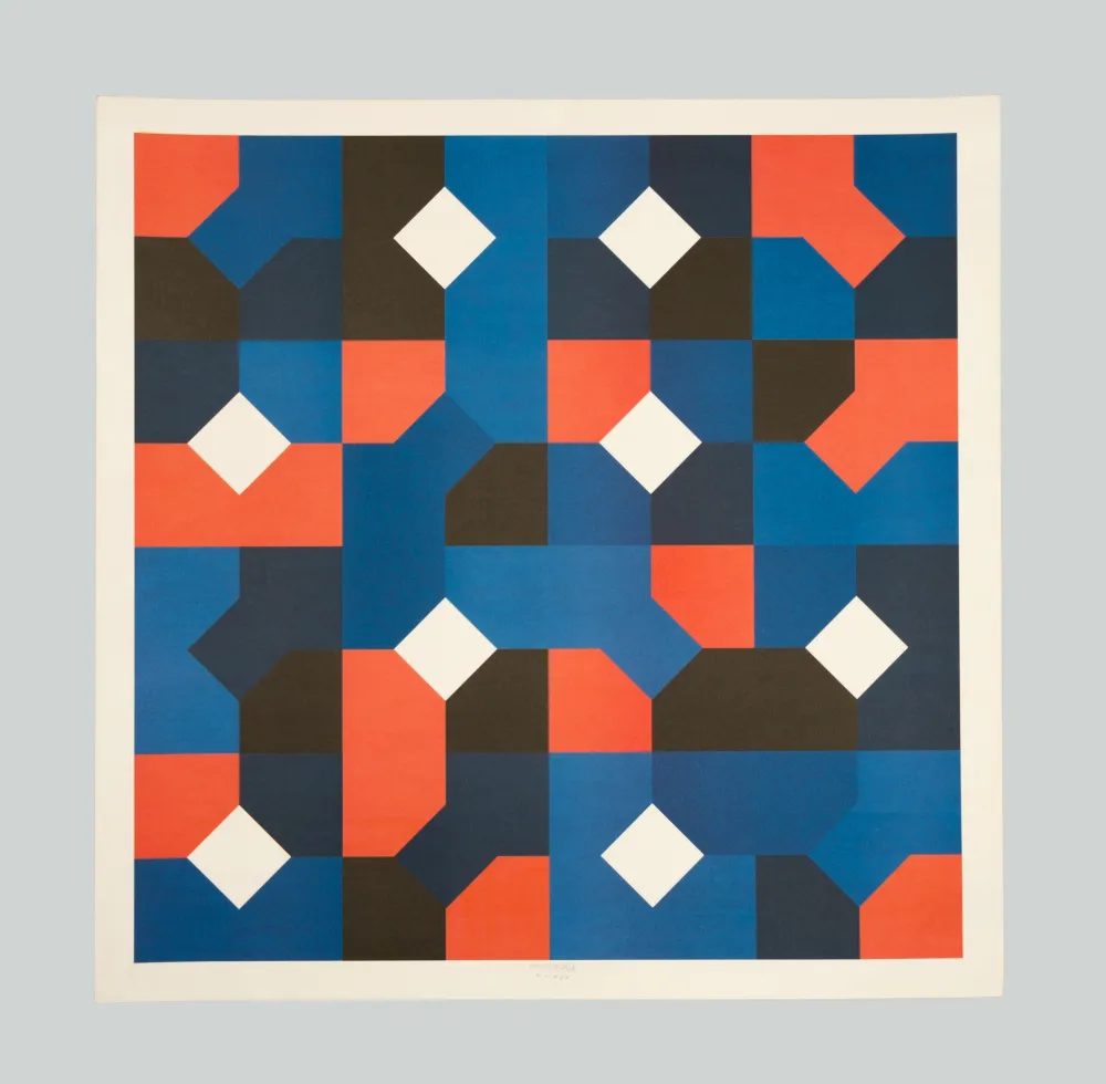 リトグラフ Munari - Curve di Peano