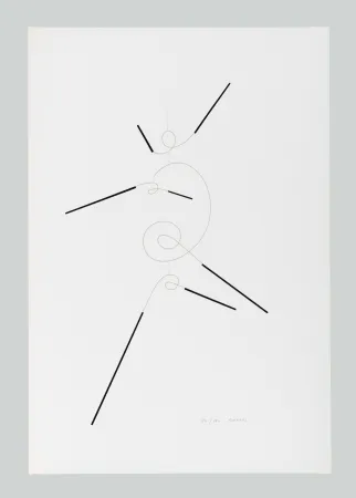 シルクスクリーン Munari - Macchina inutile