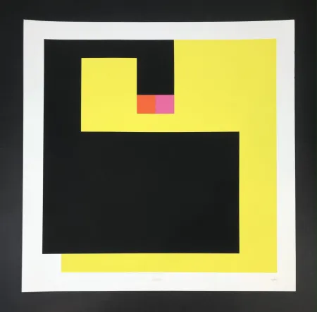 シルクスクリーン Munari - Negativo positivo