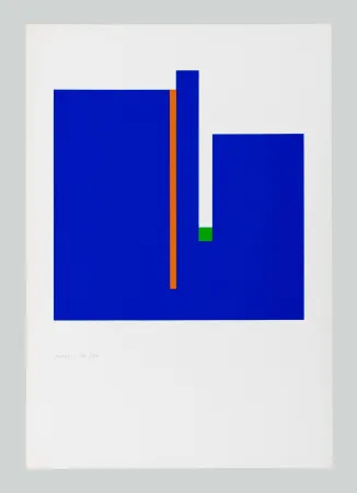 シルクスクリーン Munari - Negativo positivo