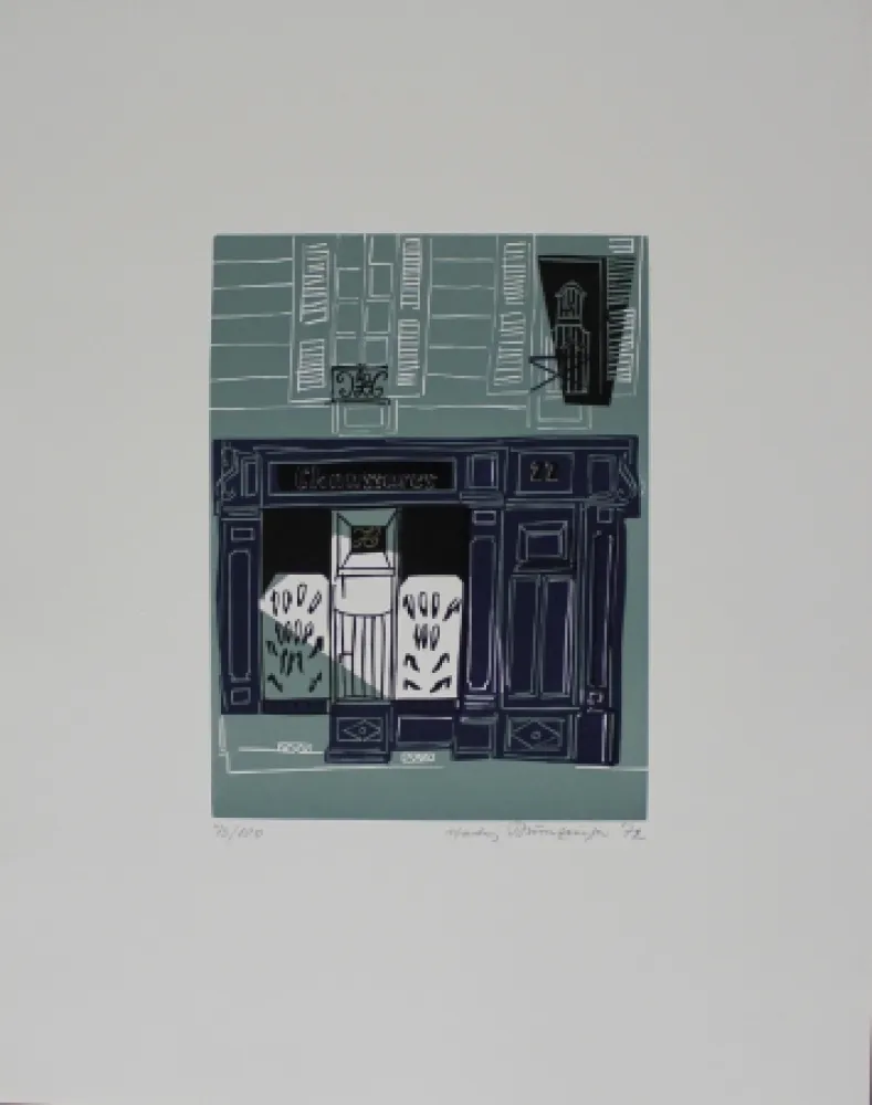 シルクスクリーン Mündinger - Fassade