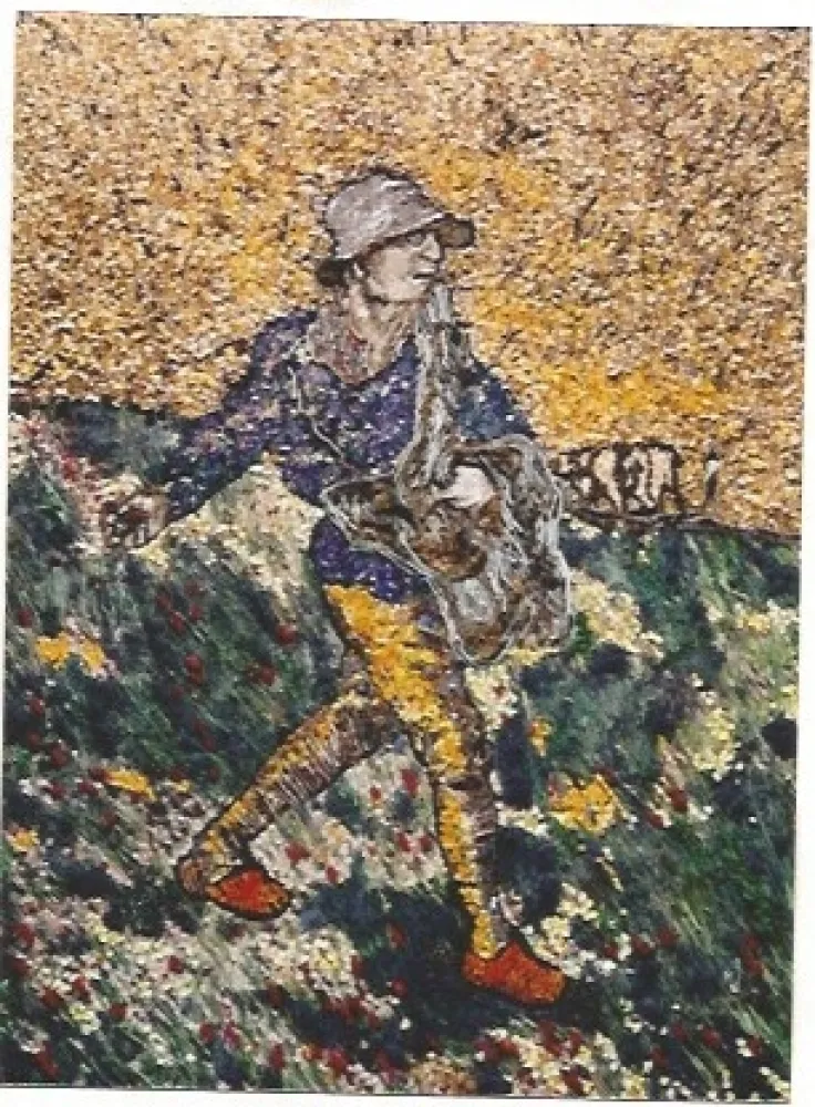 オフセット Muniz - The Sower, after Van Gogh