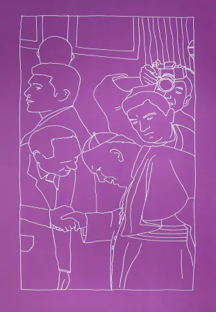 リトグラフ Muntadas - B+P