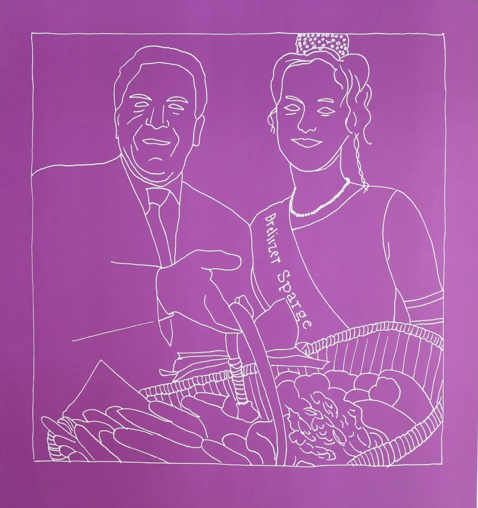 リトグラフ Muntadas - S+M