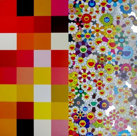 リトグラフ Murakami - Acupuncture flowers