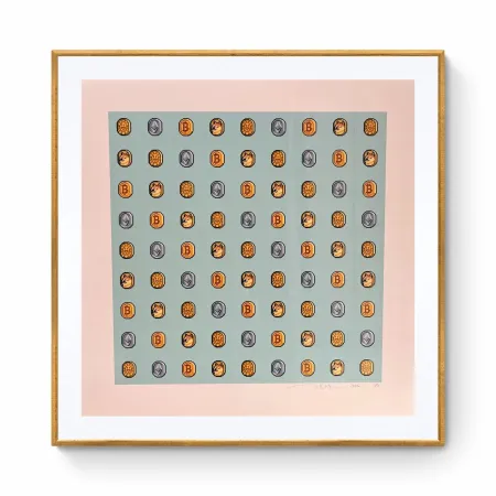 シルクスクリーン Murakami - COIN and other Cryptocoins