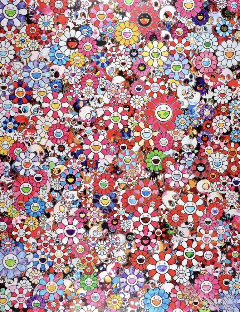 リトグラフ Murakami - Dazzling circus: Embrace peace and darkness within thy heart