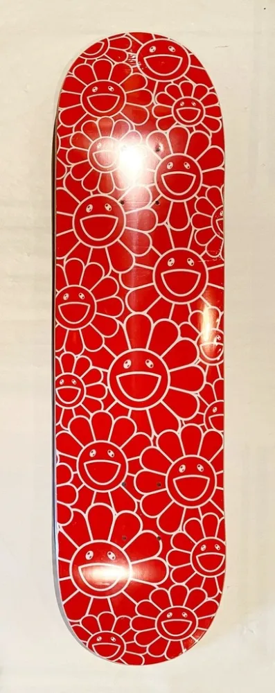 シルクスクリーン Murakami - Flowers Skate Deck
