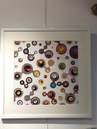 リトグラフ Murakami - Jellyfish Eyes white