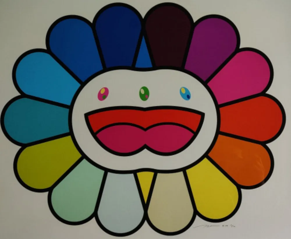 多数の Murakami - Multicolor Double Face: White