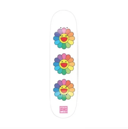 技術的なありません Murakami - Rainbow Flower Skate Deck