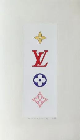 シルクスクリーン Murakami - Superflat Colorful Monogram