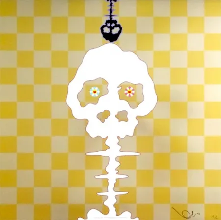 リトグラフ Murakami - Time Bokan - Gold