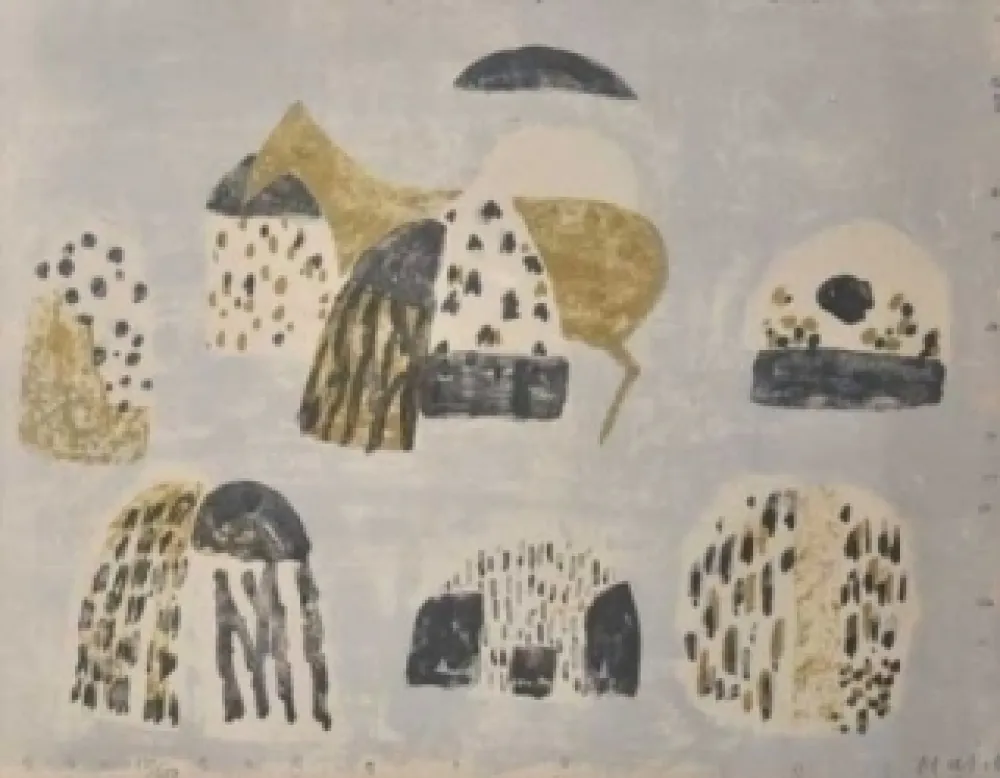 リトグラフ Music - Cavallini