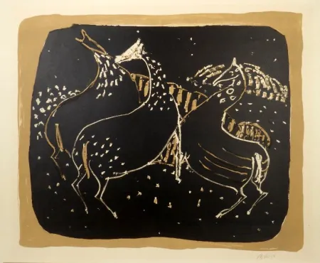 リトグラフ Music - Cavallini