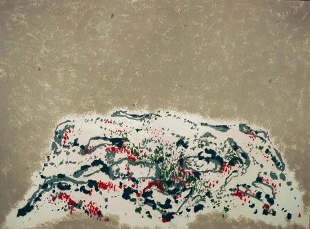 リトグラフ Music - Colline piatte