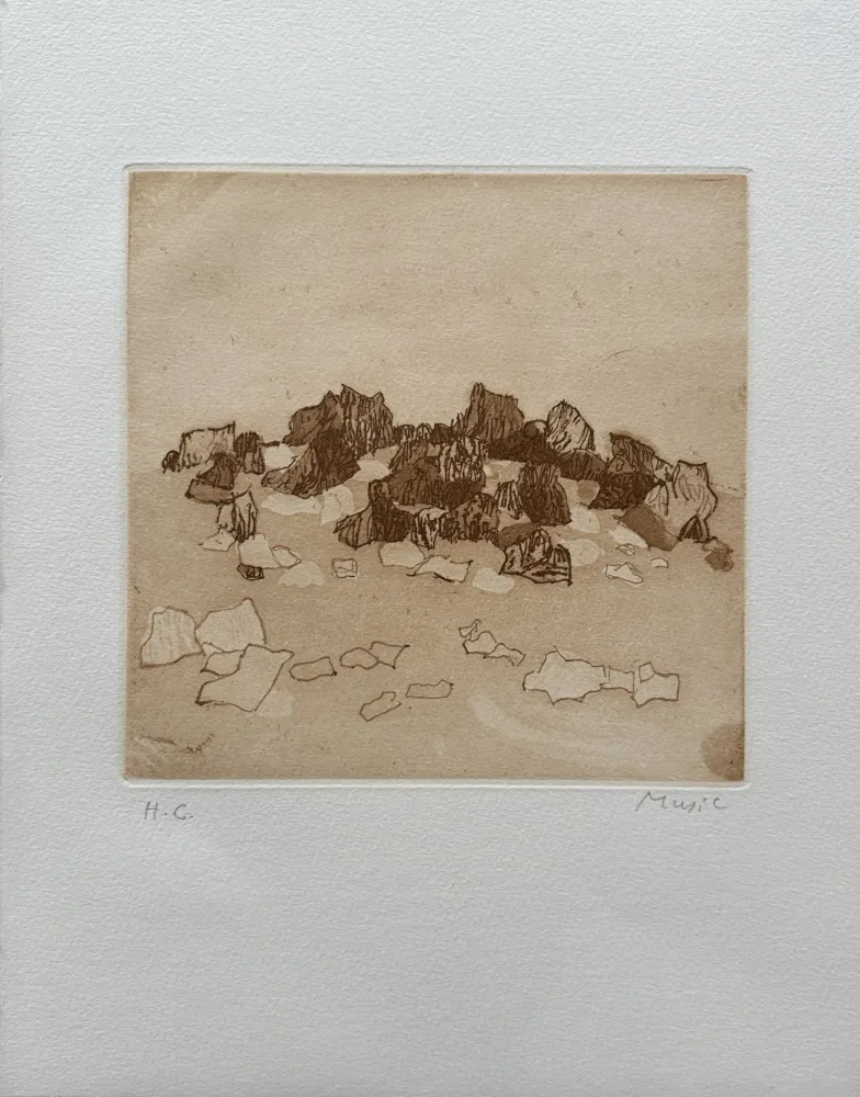 エッチング Music - Paysage rocheux